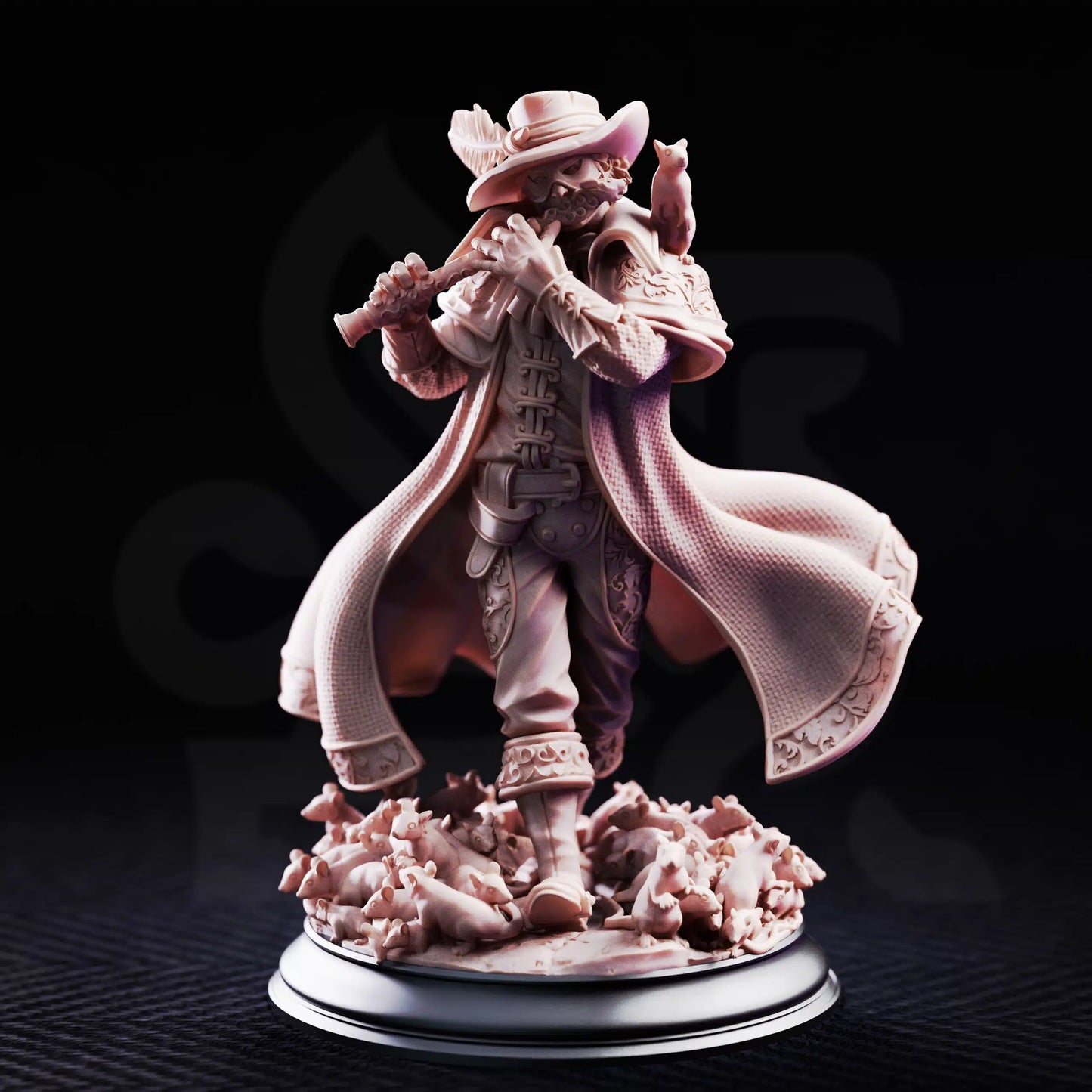 Hamelin Pansworth – The Pied Piper - 3D Printed Bard Miniature
