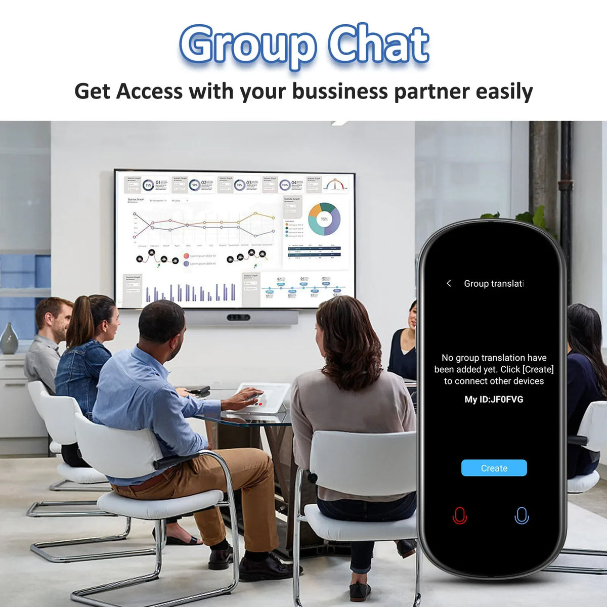 Instant AI Voice Translator - Portable Real-Time Translator with 3.1” Touchscreen, Photo Translation & Voice Recording