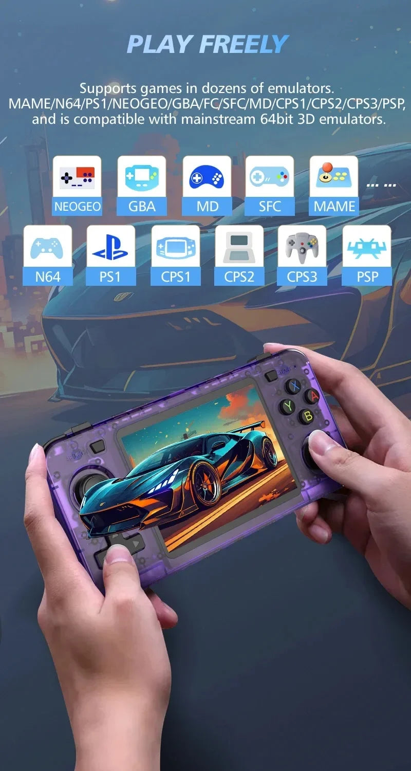 Retro Handheld Video Game Console - 3.5” Screen Portable Pocket Games Machine