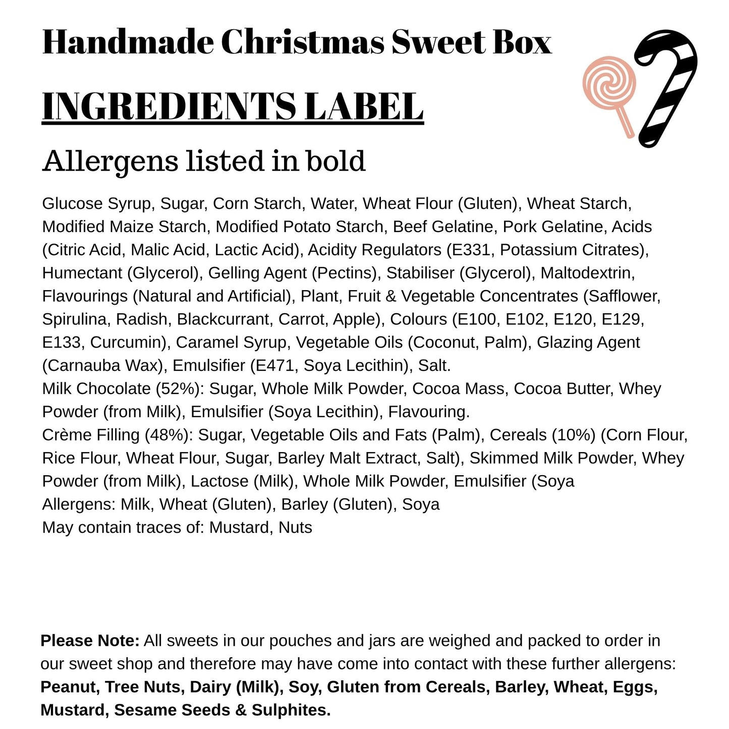 Handmade Christmas Sweet Box