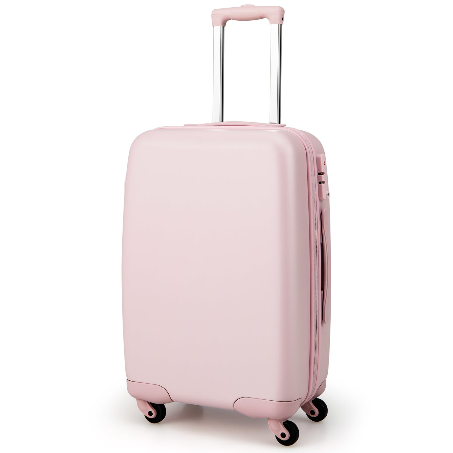 Hardside Luggage with Spinner Wheels, TSA Lock and Height Adjustable Handle-Blue