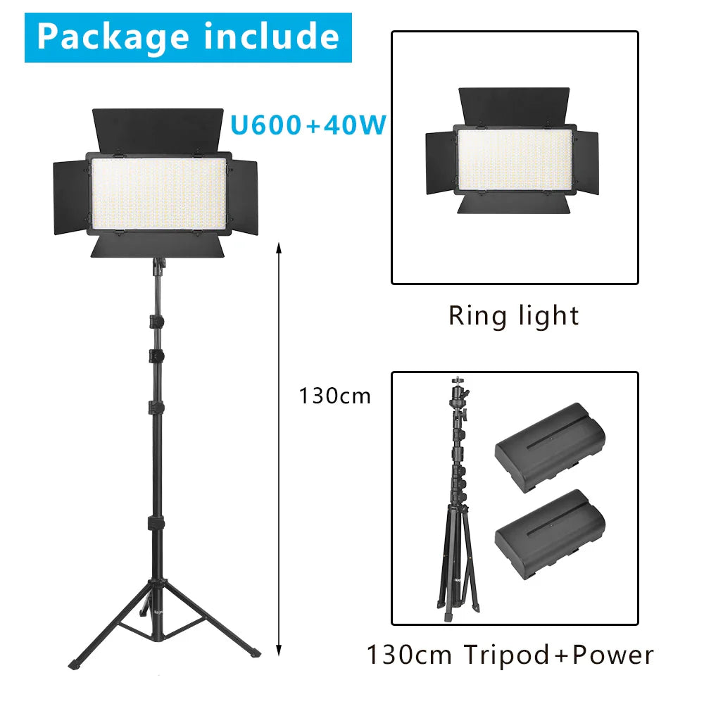 LED Photo Studio Light for Tiktok Youbute Game Live Video Lighting Portable
