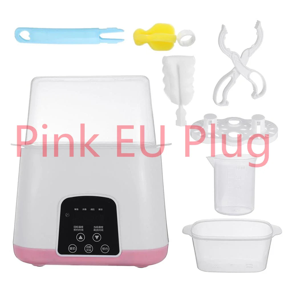 Baby Bottle Sterilizer 6 In 1 Multi function Automatic Intelligent Thermostat Baby Milk Bottle Disinfection Baby Bottle Warmer