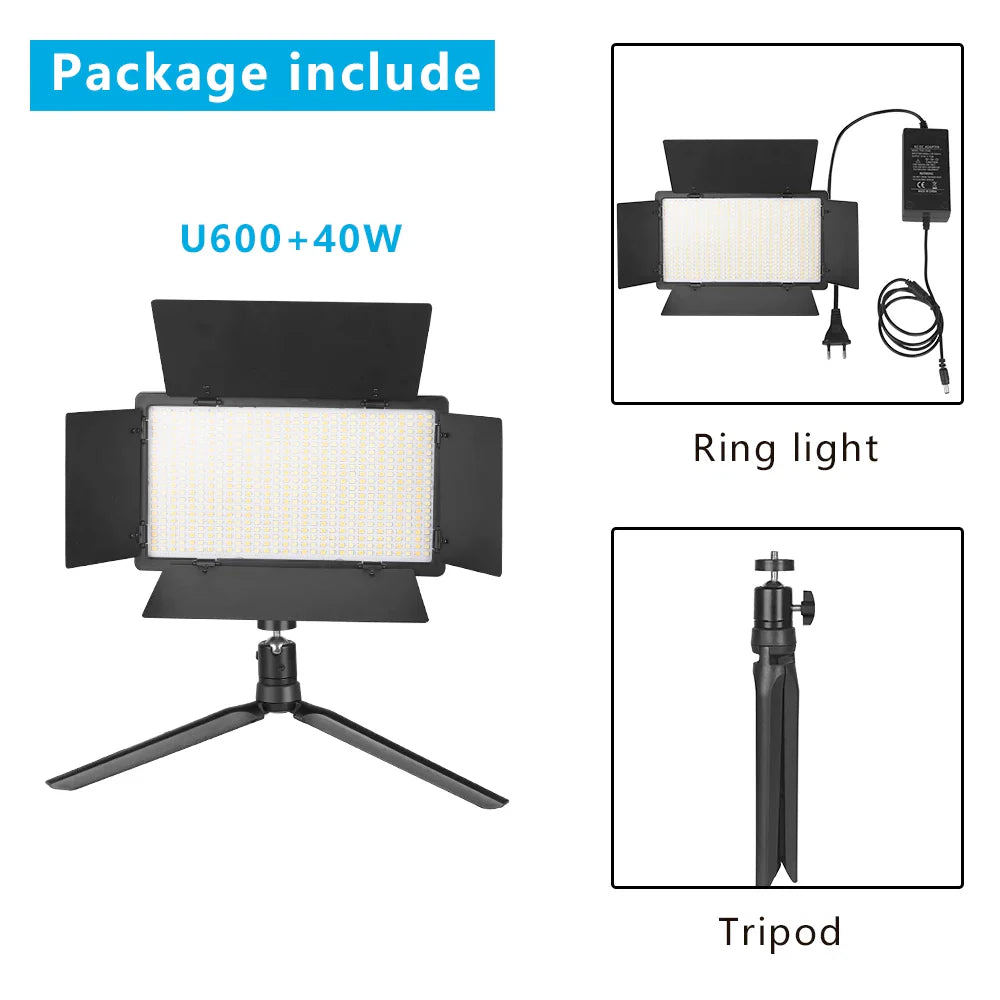LED Photo Studio Light for Tiktok Youbute Game Live Video Lighting Portable