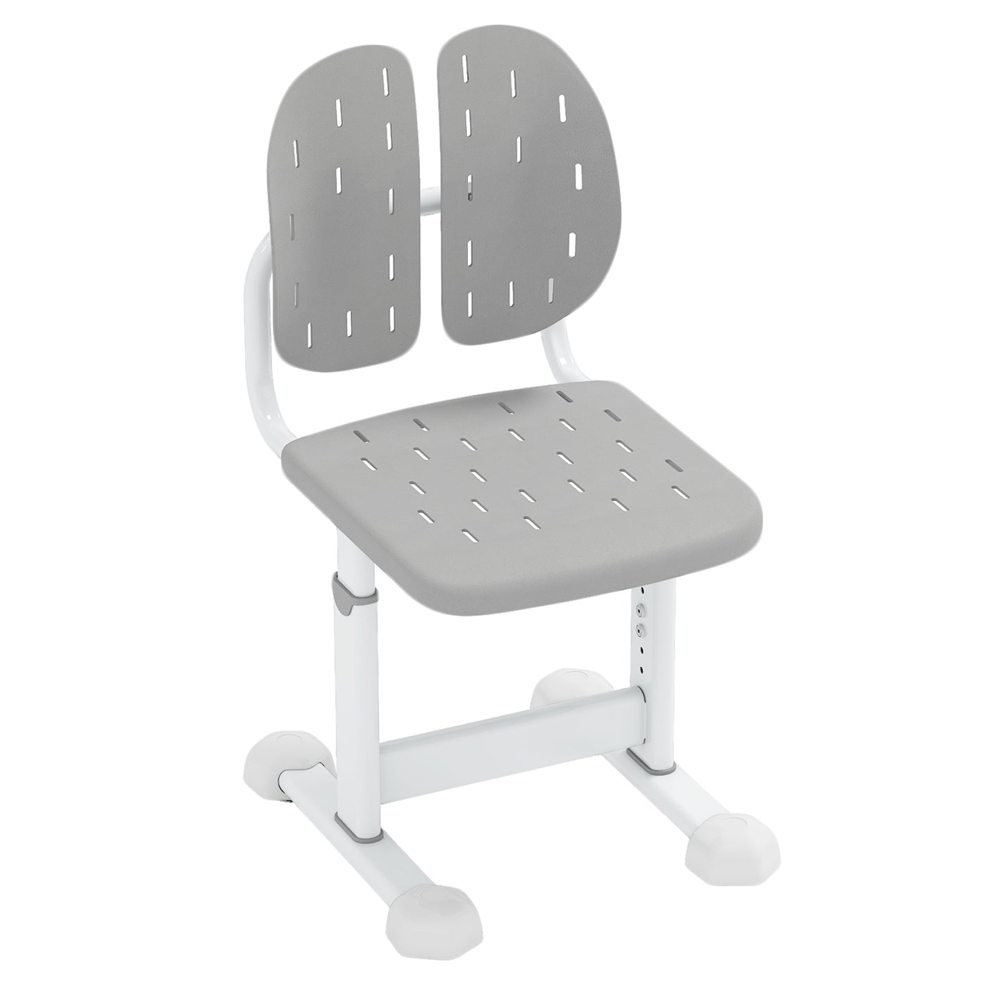 Height-adjustable Kid’s Desk Chair with Double Back Support and Breathable Seat-Blue