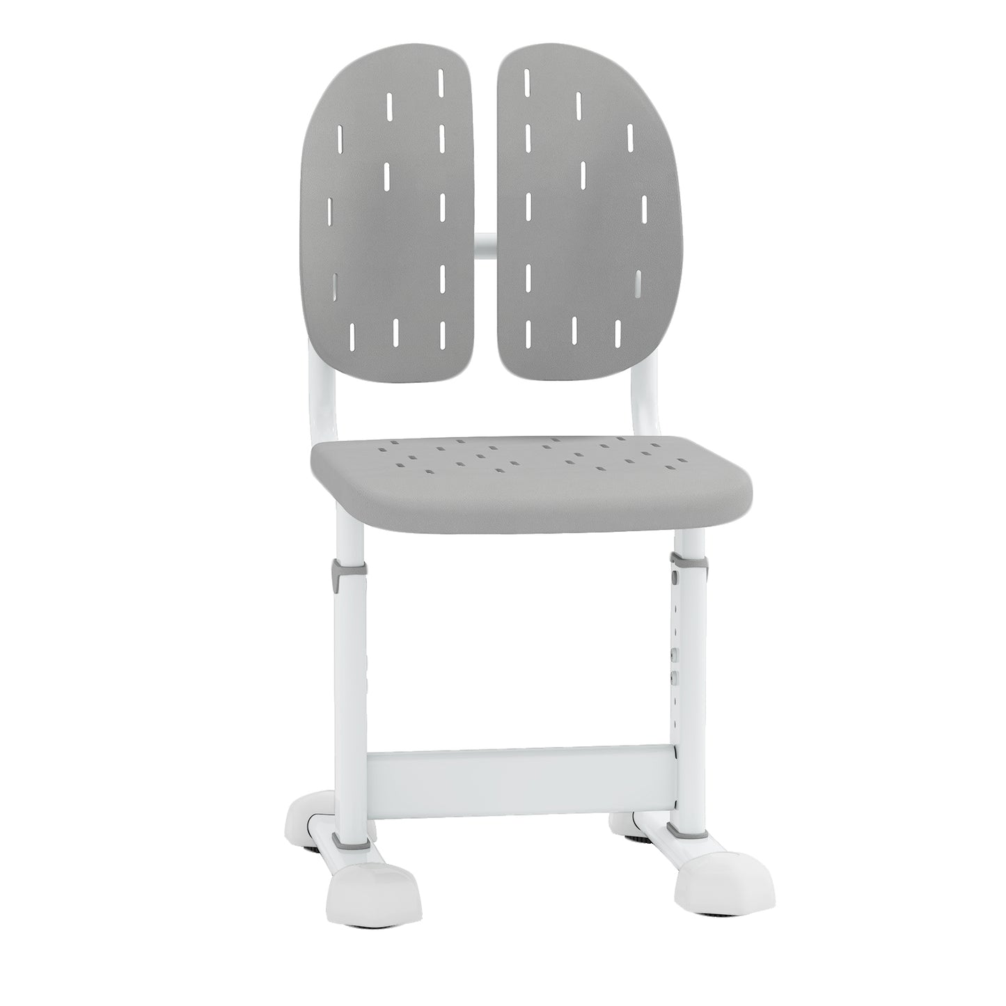 Height-adjustable Kid’s Desk Chair with Double Back Support and Breathable Seat-Blue