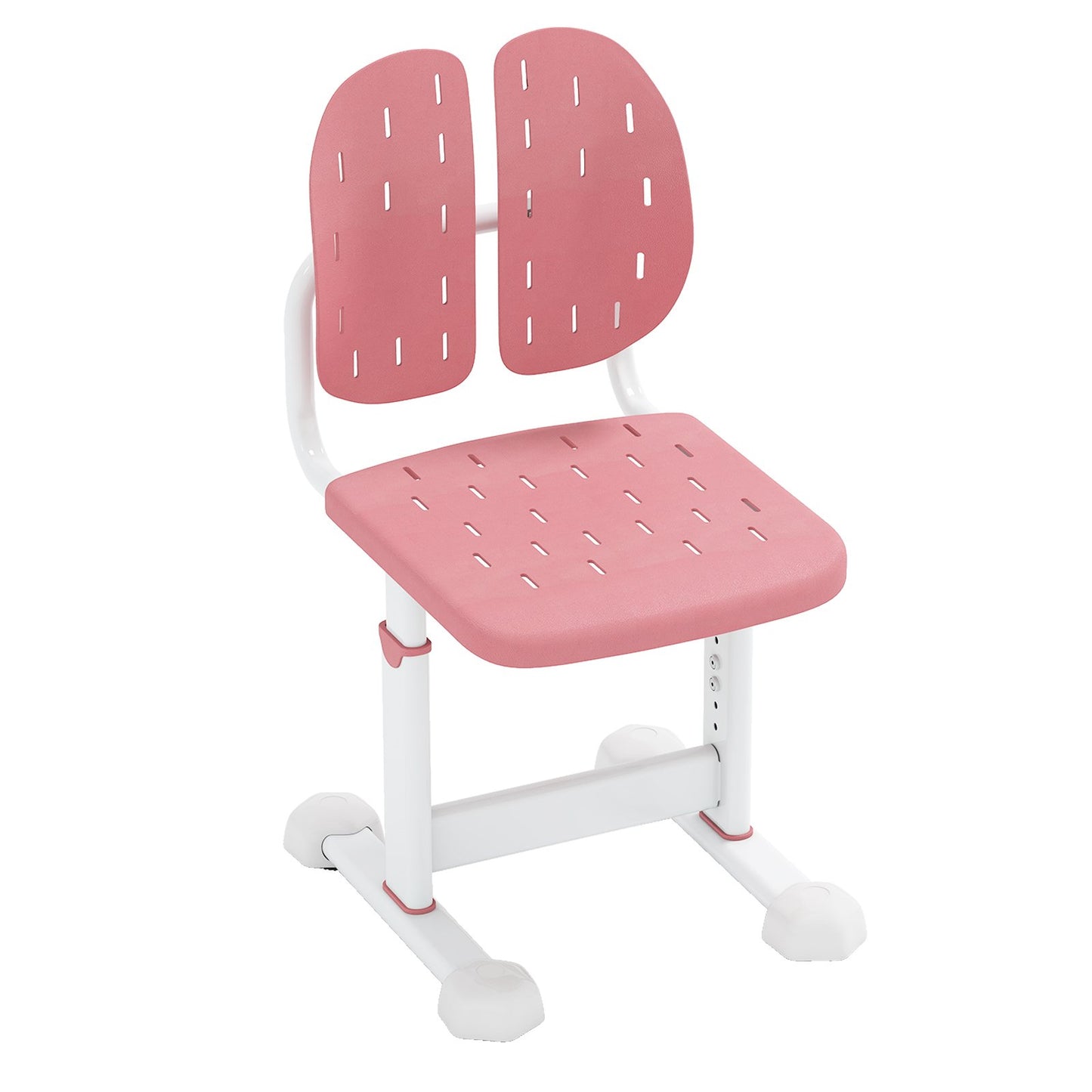 Height-adjustable Kid’s Desk Chair with Double Back Support and Breathable Seat-Blue