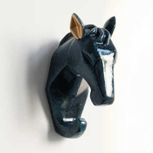 Geometric Animal Wall Hooks – Decorative Resin Key, Towel & Umbrella Hangers