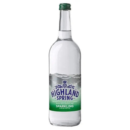 Highland Spring Sparkling Spring Water 750ml (Case of 12)