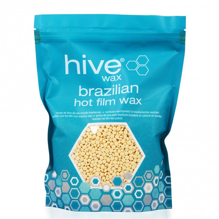 Hive Brazilian Hot Film Wax Pellets for Ultra-Pliable, Strip-Free Hair Removal for Sensitive Skin & Coarse Hair 700 g / 24.69 oz