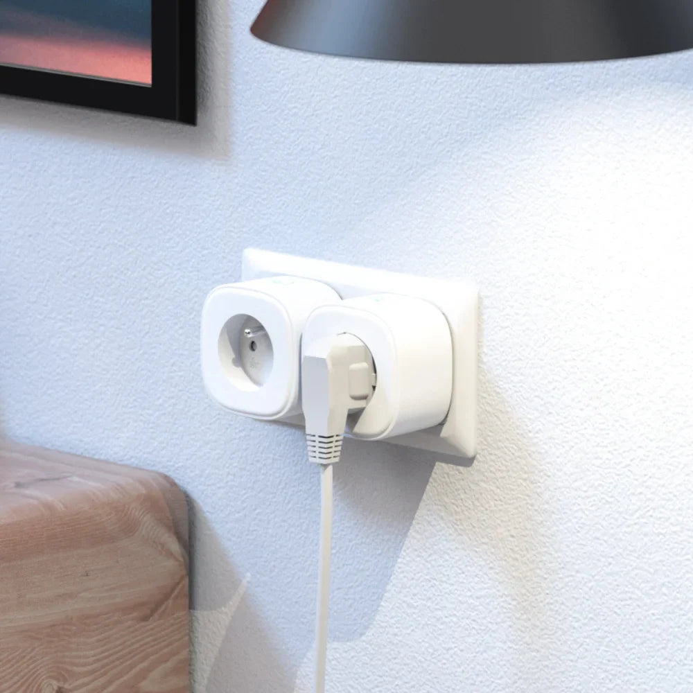 Home Kit Smart WIFI Plug FR Socket Timer Function APP Remote Control Support Alexa Google Home