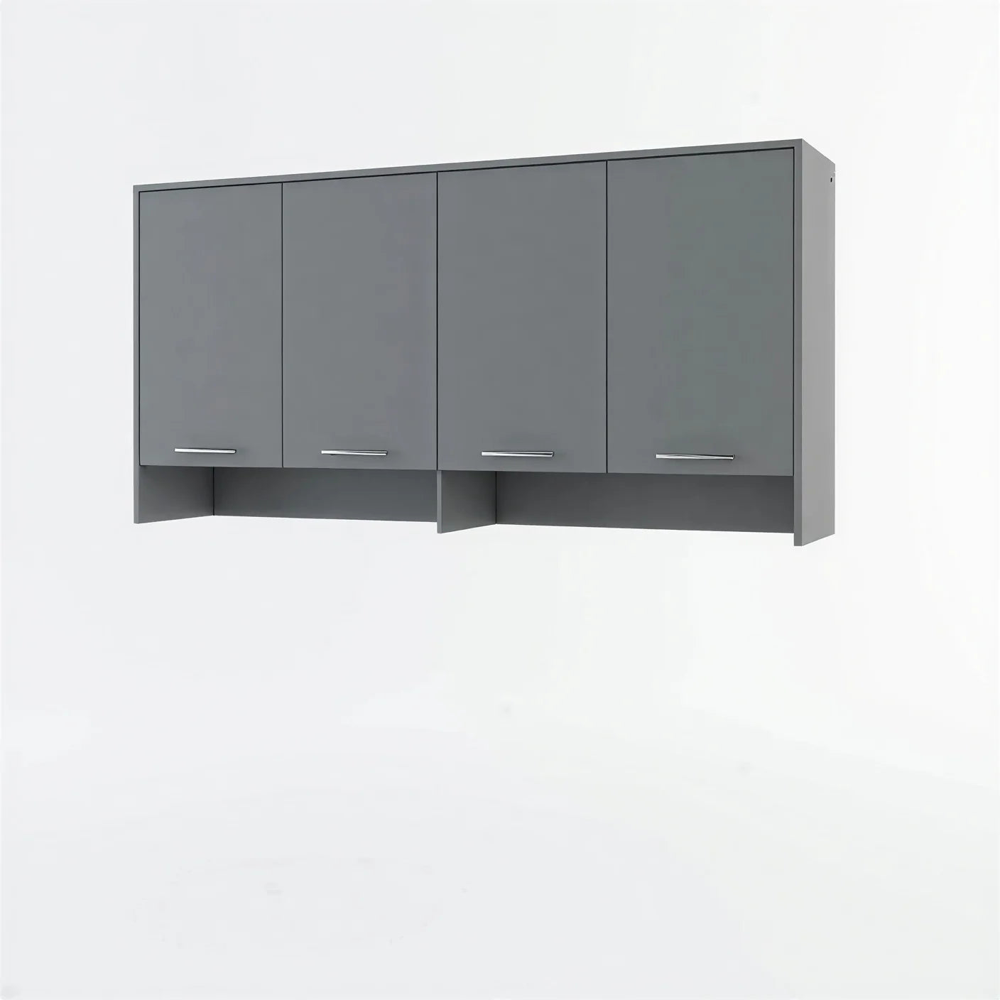 Single (90cm) Horizontal Wall Bed with Cabinet