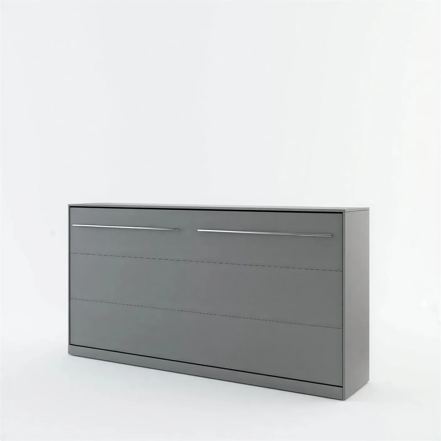 Single (90cm) Horizontal Wall Bed with Cabinet