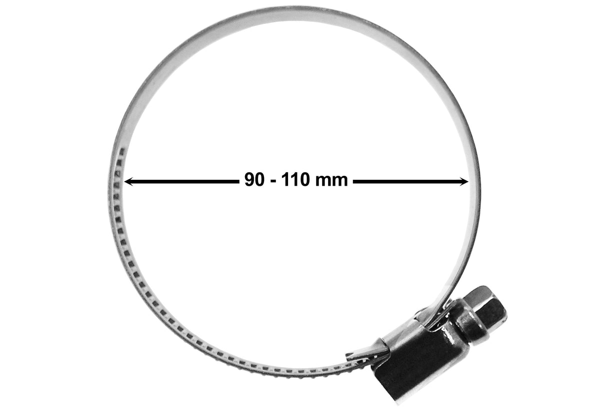 A4 Stainless Steel Hose Clip 90mm/110mm