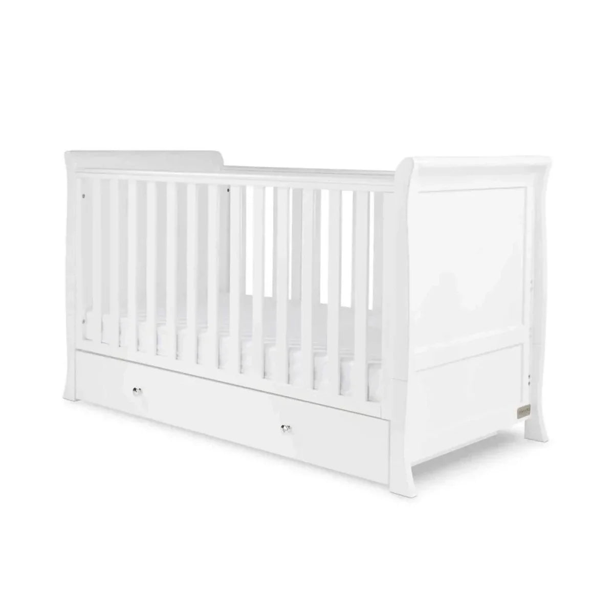 Ickle Bubba Snowdon Classic 3 Piece Furniture Set White - Premium Pocket Sprung Mattress