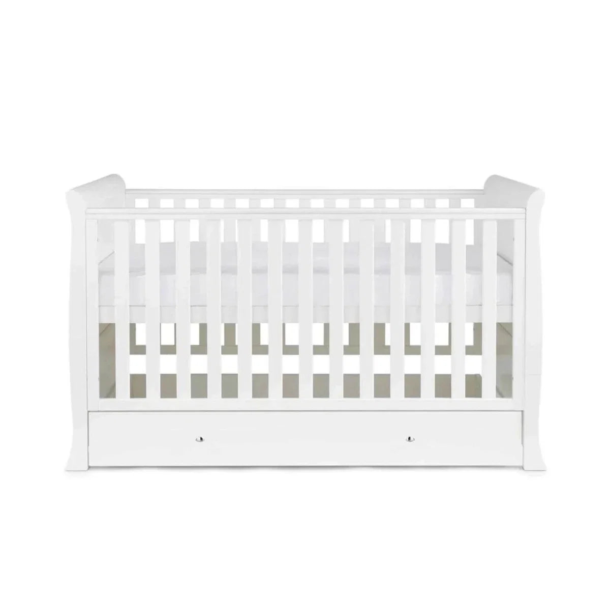 Ickle Bubba Snowdon Classic 3 Piece Furniture Set White - Premium Pocket Sprung Mattress