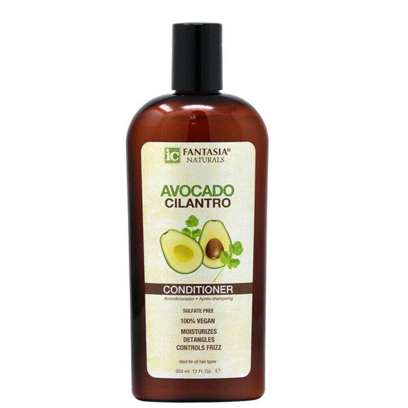 Fantasia IC Naturals Avocado Cilantro Conditioner - Deep Hydration & Strength for Natural Hair 355ml/12 oz