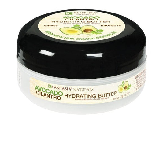 Fantasia IC Naturals Avocado Cilantro Hydrating Butter: Intense Moisture & Softness for Dry, Textured Hair 113g/3.99 oz
