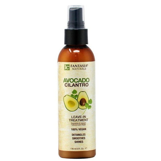 Fantasia IC Naturals Avocado Cilantro Leave-In Treatment: Hydrates, Strengthens & Detangles for All Hair Types 178ml/6.02 oz
