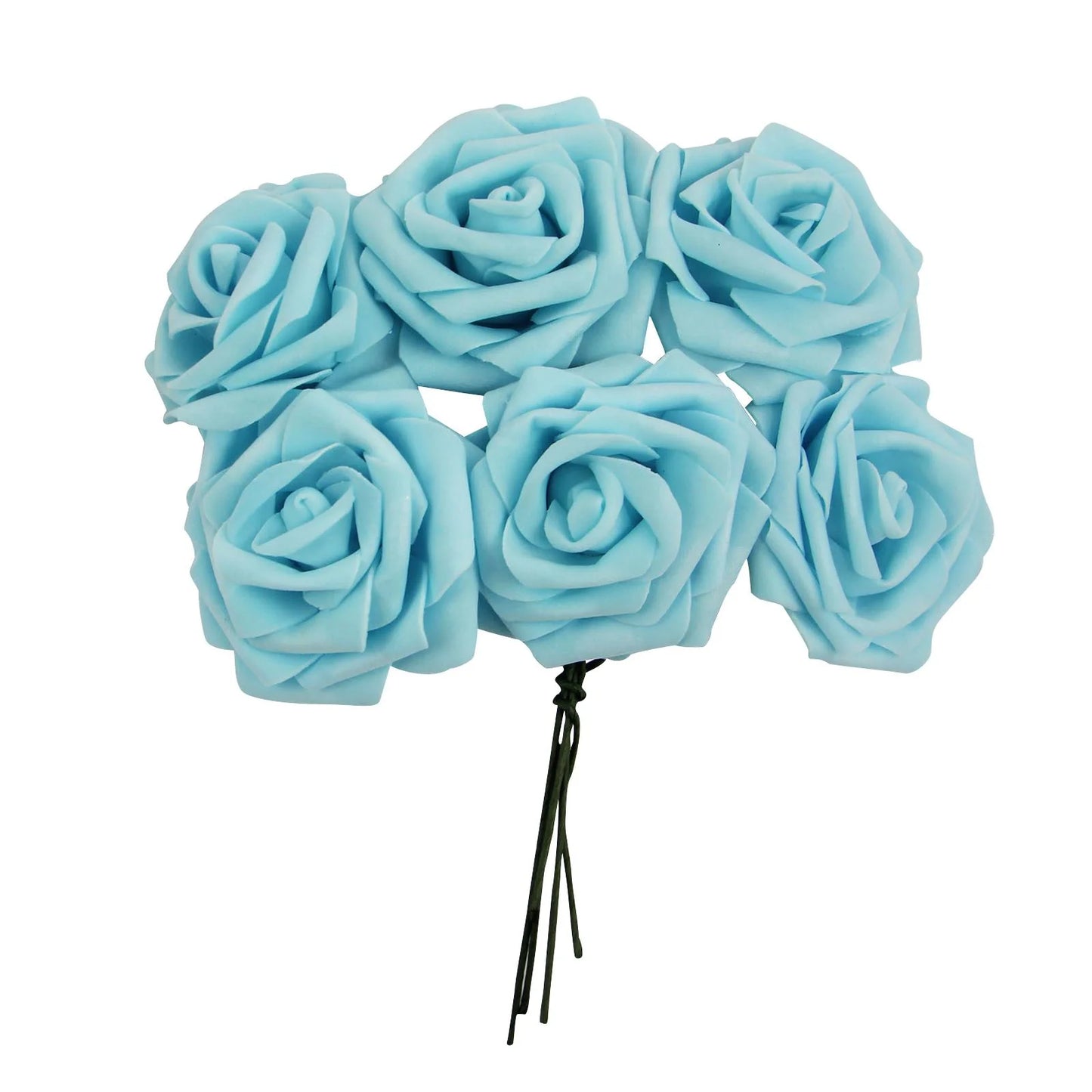 DUCHESS COLOURFAST FOAM ROSE BUNCH OF 6