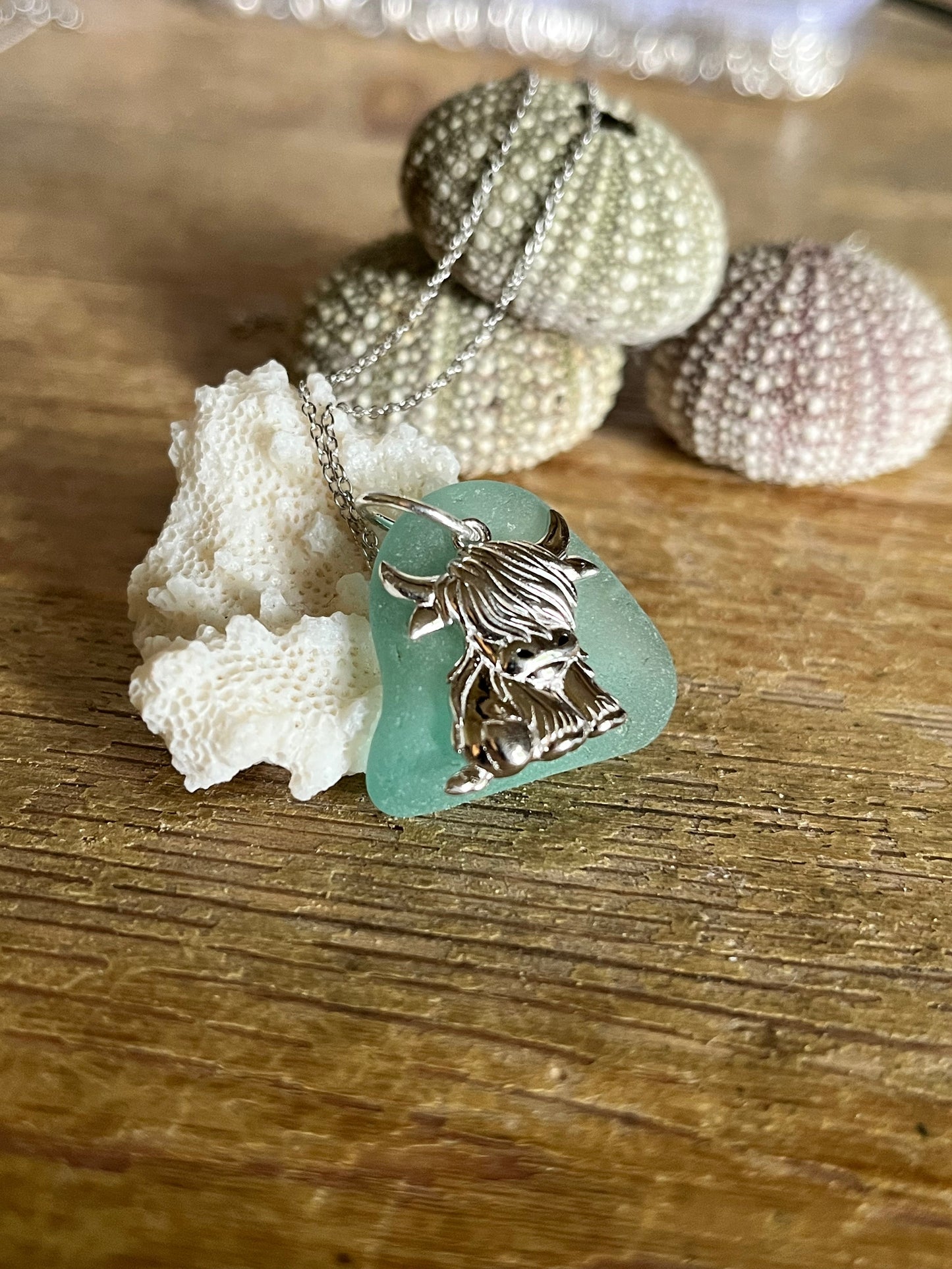 Highland Cow Pendants 925