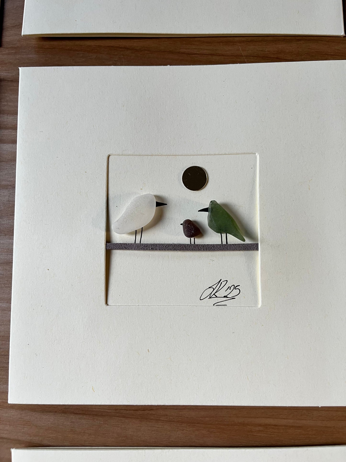 Little Bird Family - Blank Card