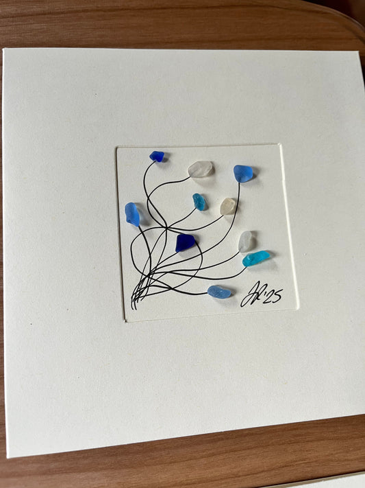 Abstract colours - Blank Card