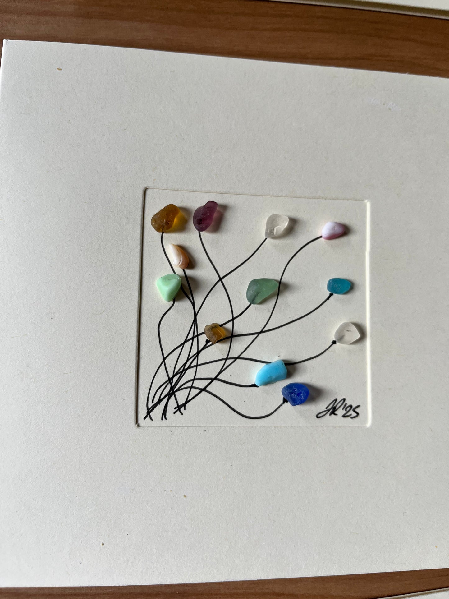 Abstract colours - Blank Card