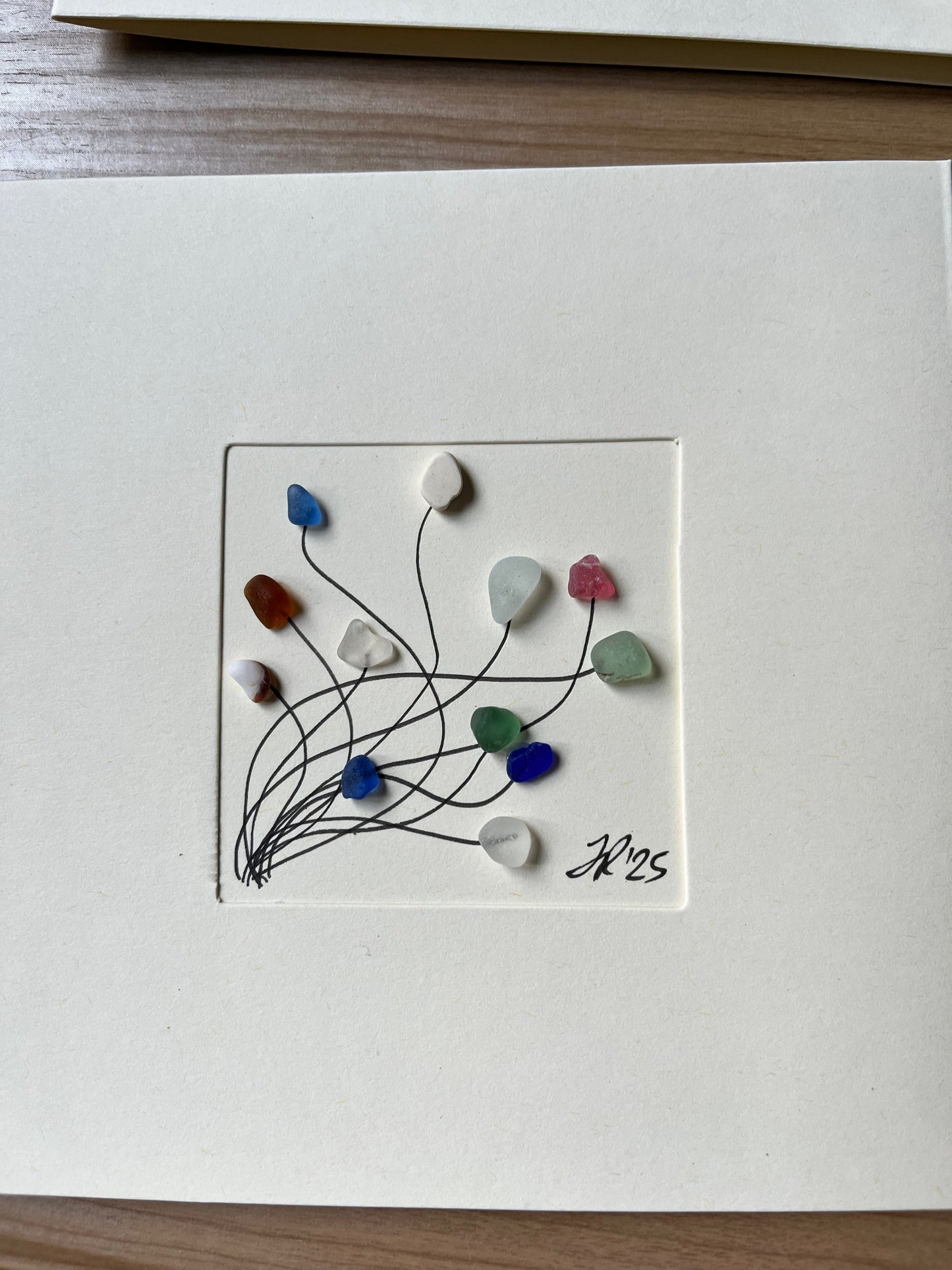 Abstract colours - Blank Card
