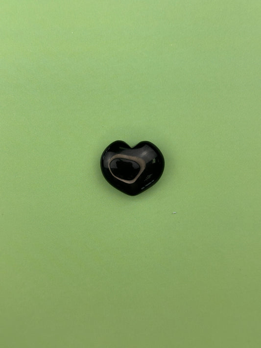 Black obsidian - Small heart
