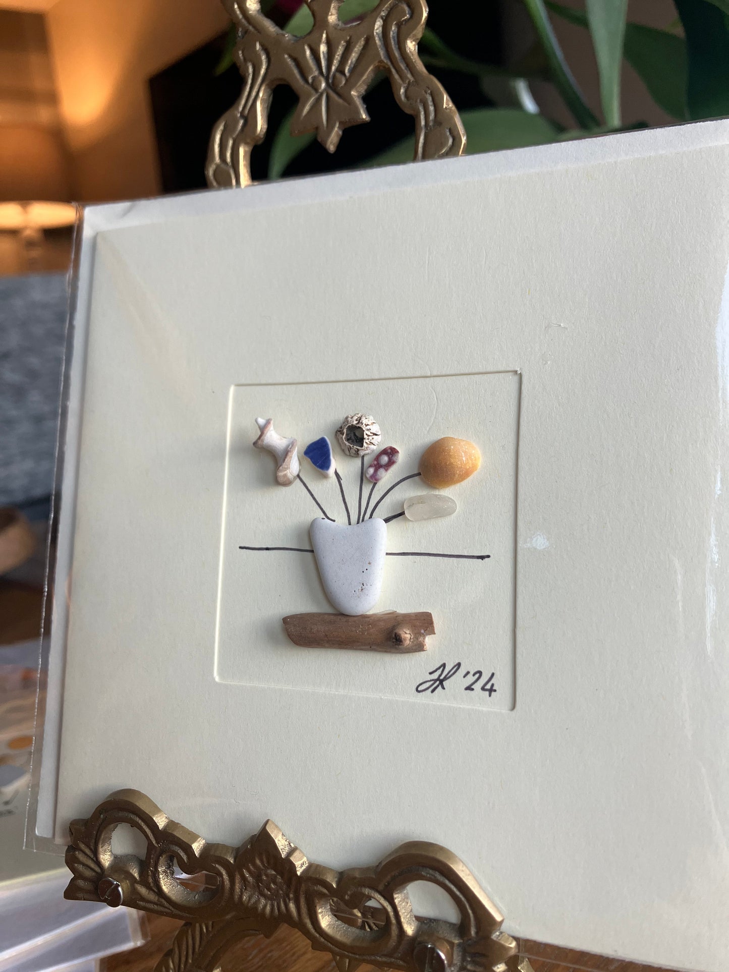 Flower Pot- Blank Card