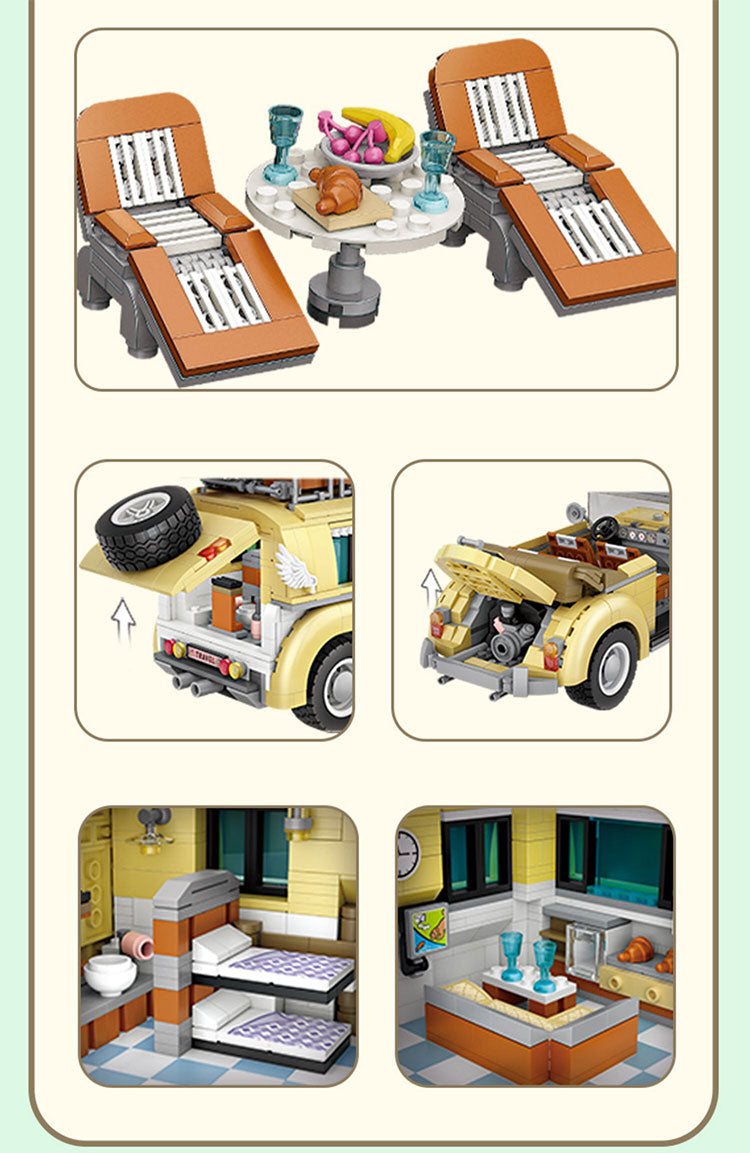 LOZ Vehicles Station Wagon 53 1/18th Scale 1130