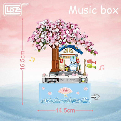 LOZ Cherry Blossom Sakura/Bonsai Music Box 1221