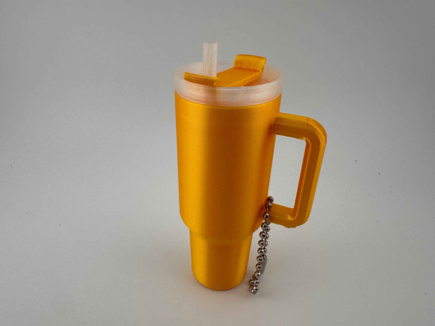 Stanley style tumbler keychain - perfect for carrying chapsticks or similar