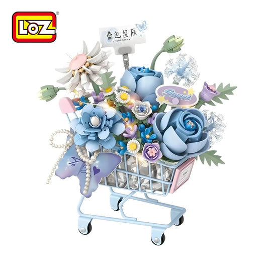 LOZ Blue Flower Trolley 4127