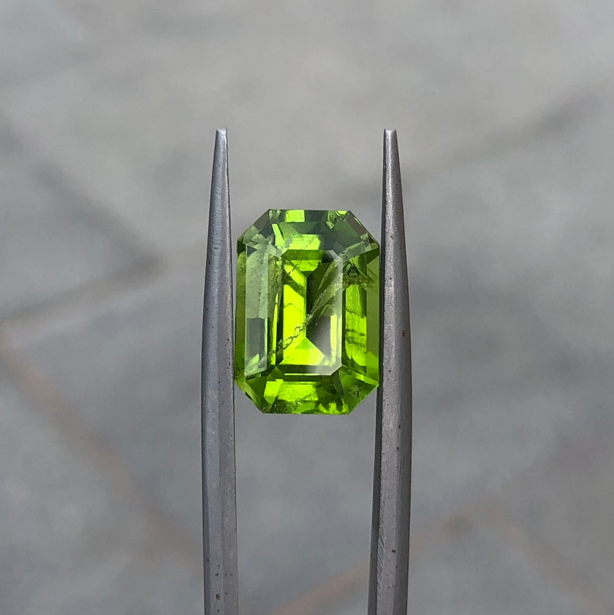 6.5ct Natural Peridot Gemstone- Olivine - Chrysolite Gem - August Birthstone -13x9x6.2mm
