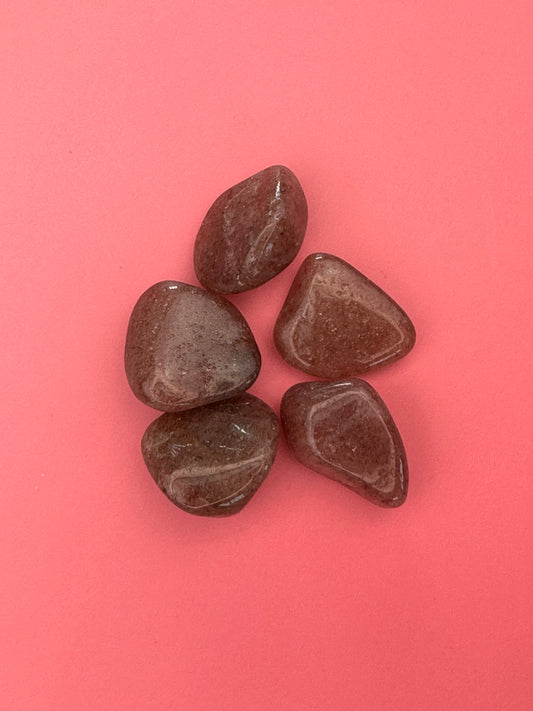 Strawberry quartz - Tumblestone