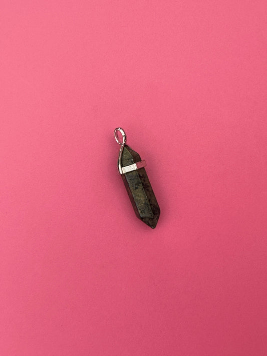Abundance and wealth pendant - Pyrite