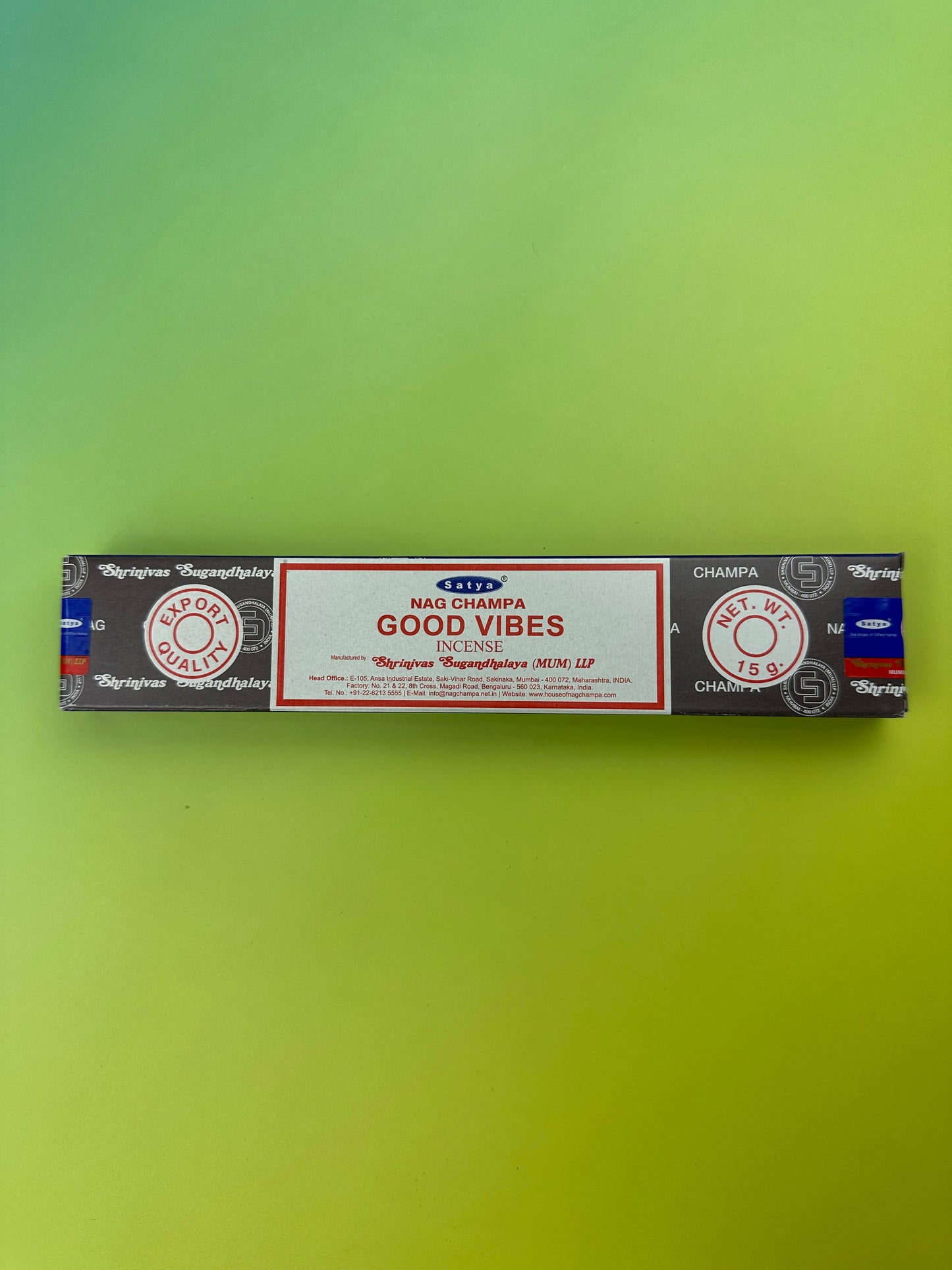 Good vibes, satya incense sticks