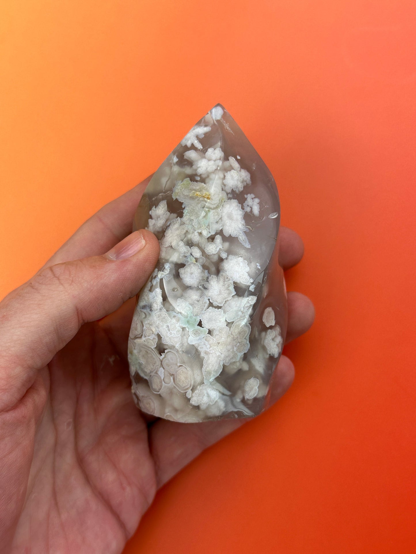 Flower agate - Flame