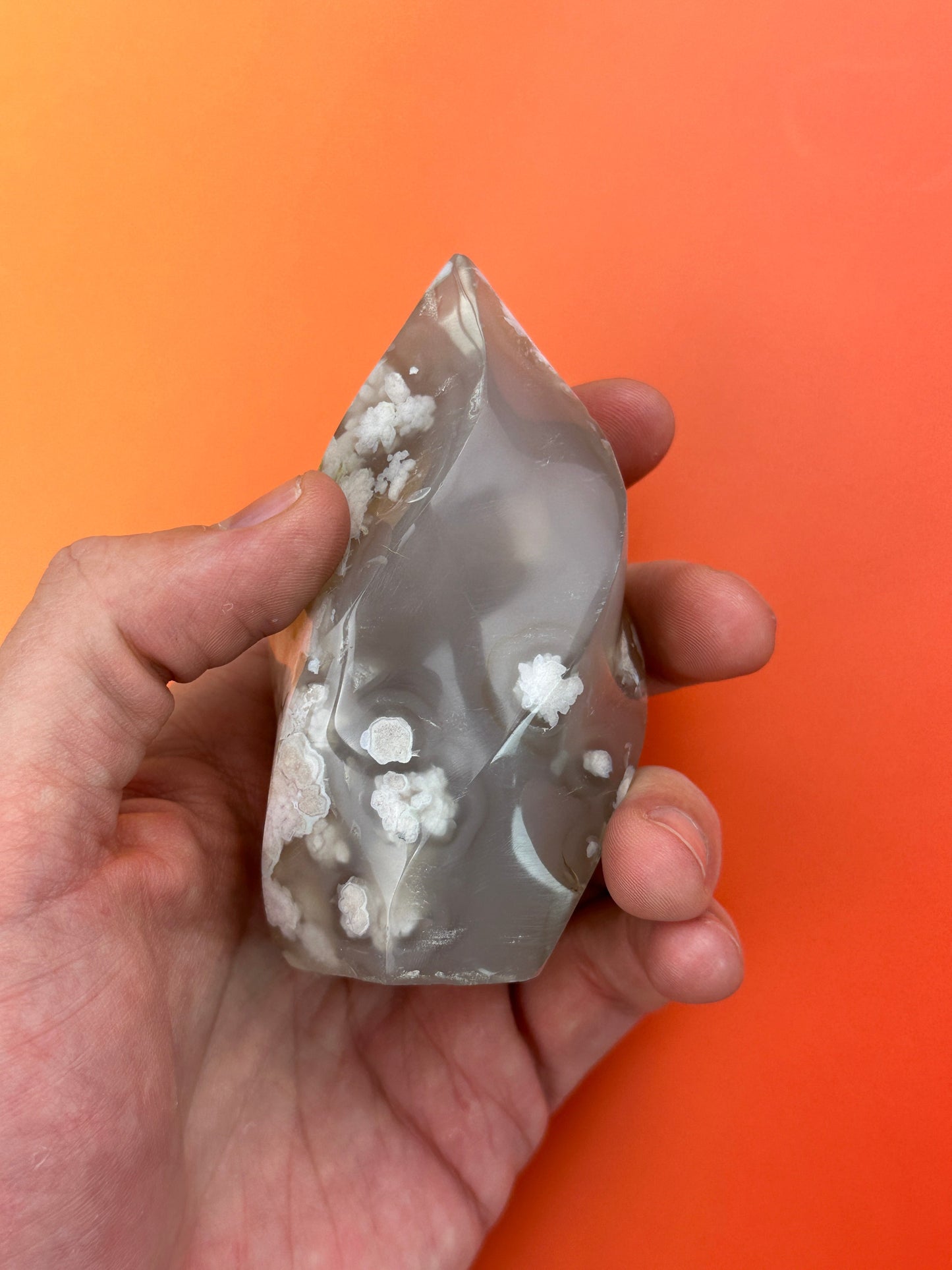 Flower agate - Flame