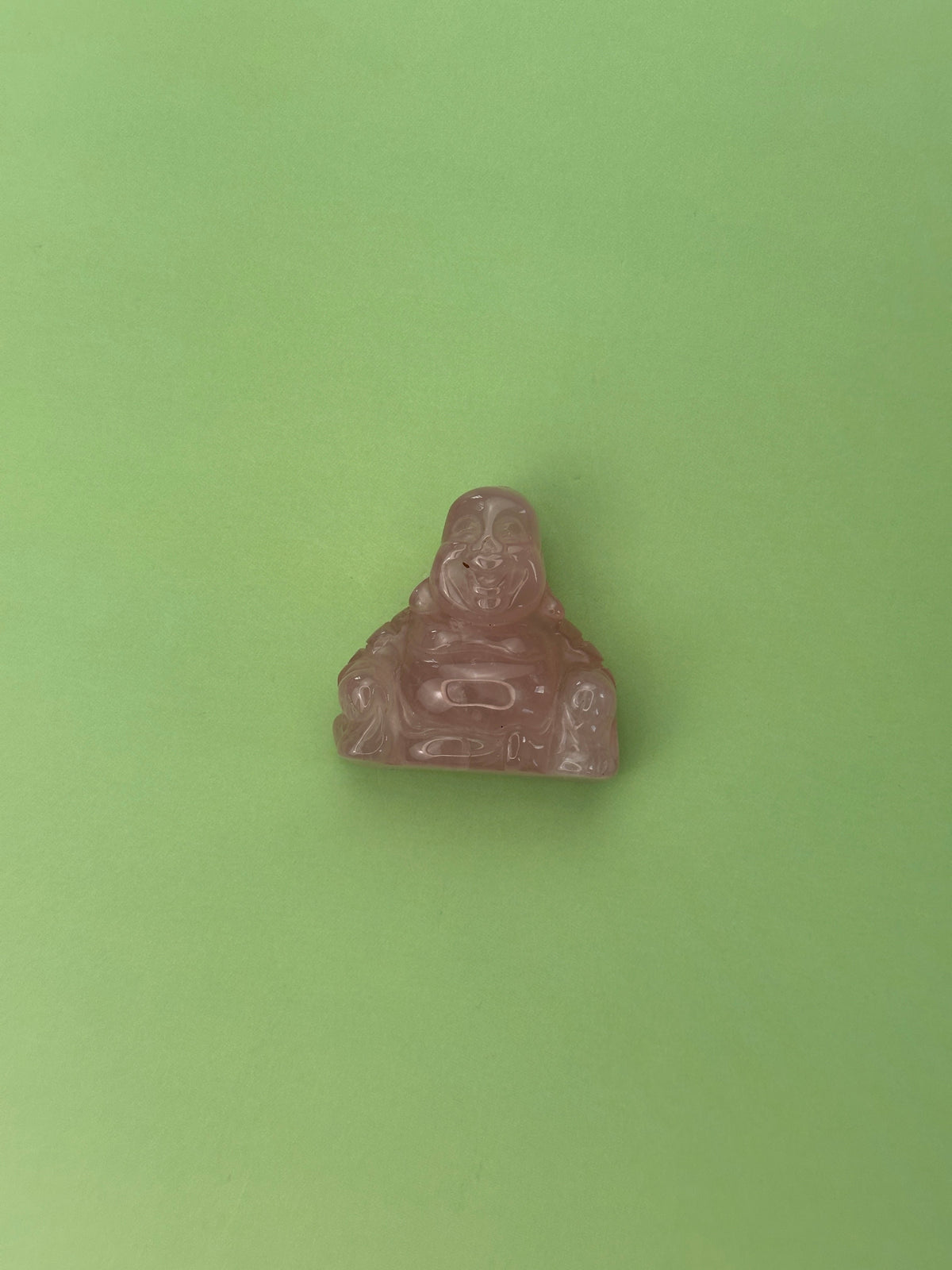 Rose quartz - Mini buddha