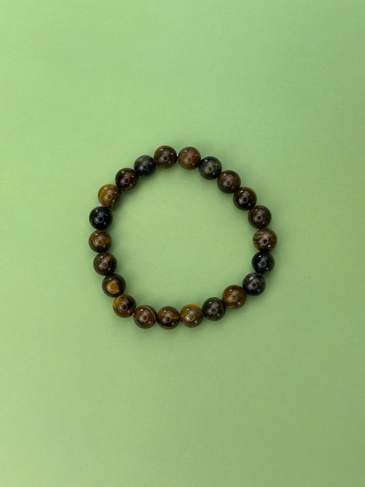 Tiger's eye - Overcoming fear - Power bead bracelet