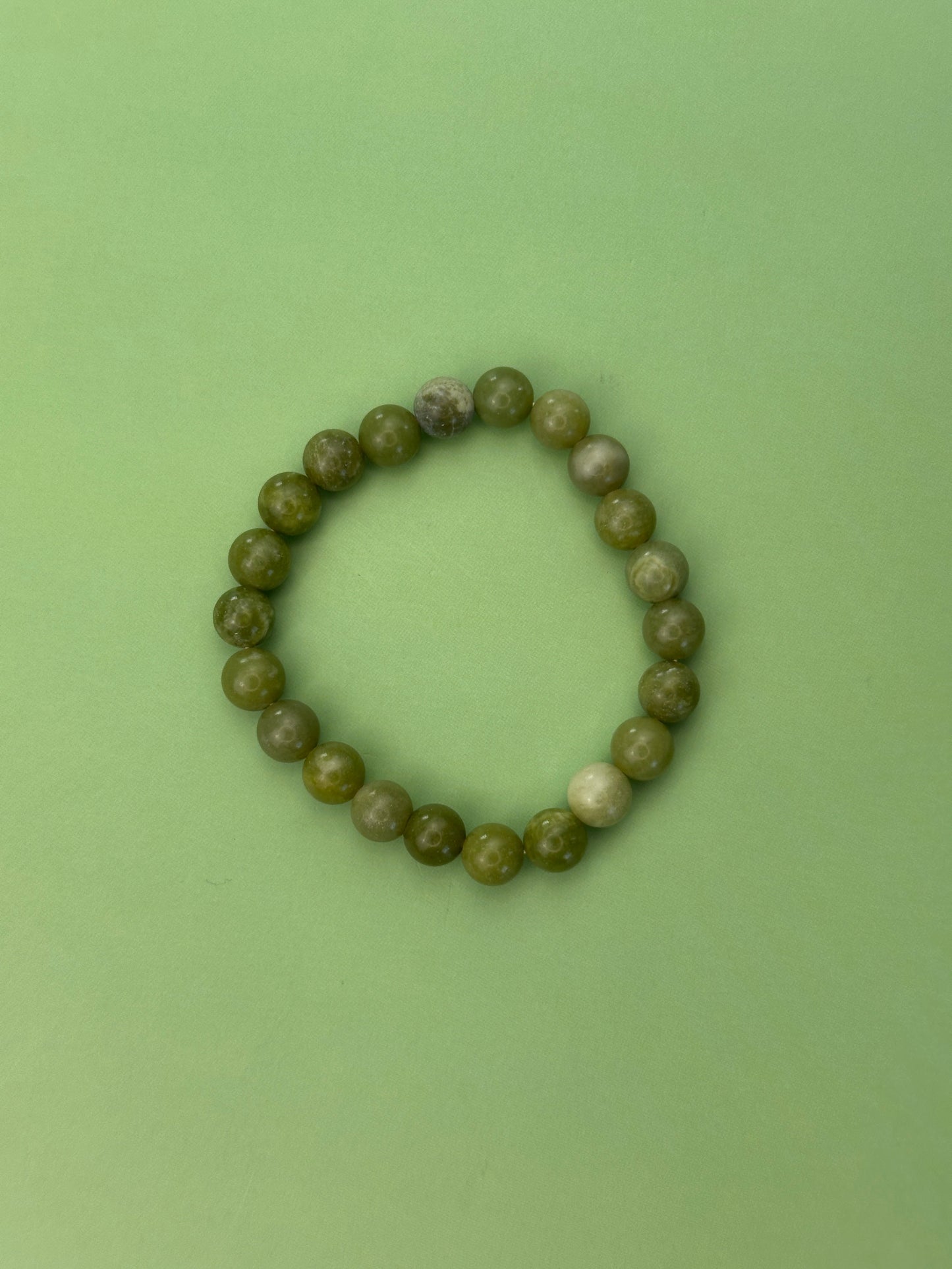 Jade - Attract luck - Power bead bracelet