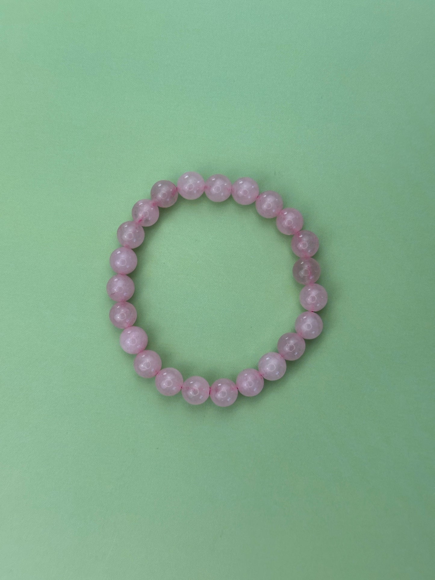 Rose Quartz - Love and reconciliation - Power bead bracelet