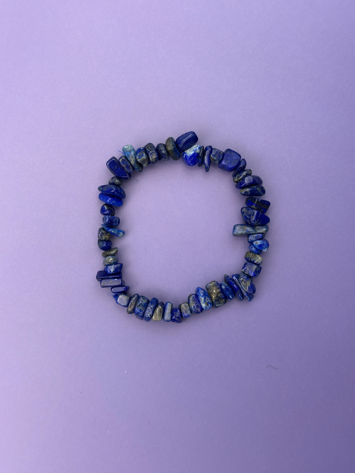 Lapis lazuli - Crystal chip bracelet