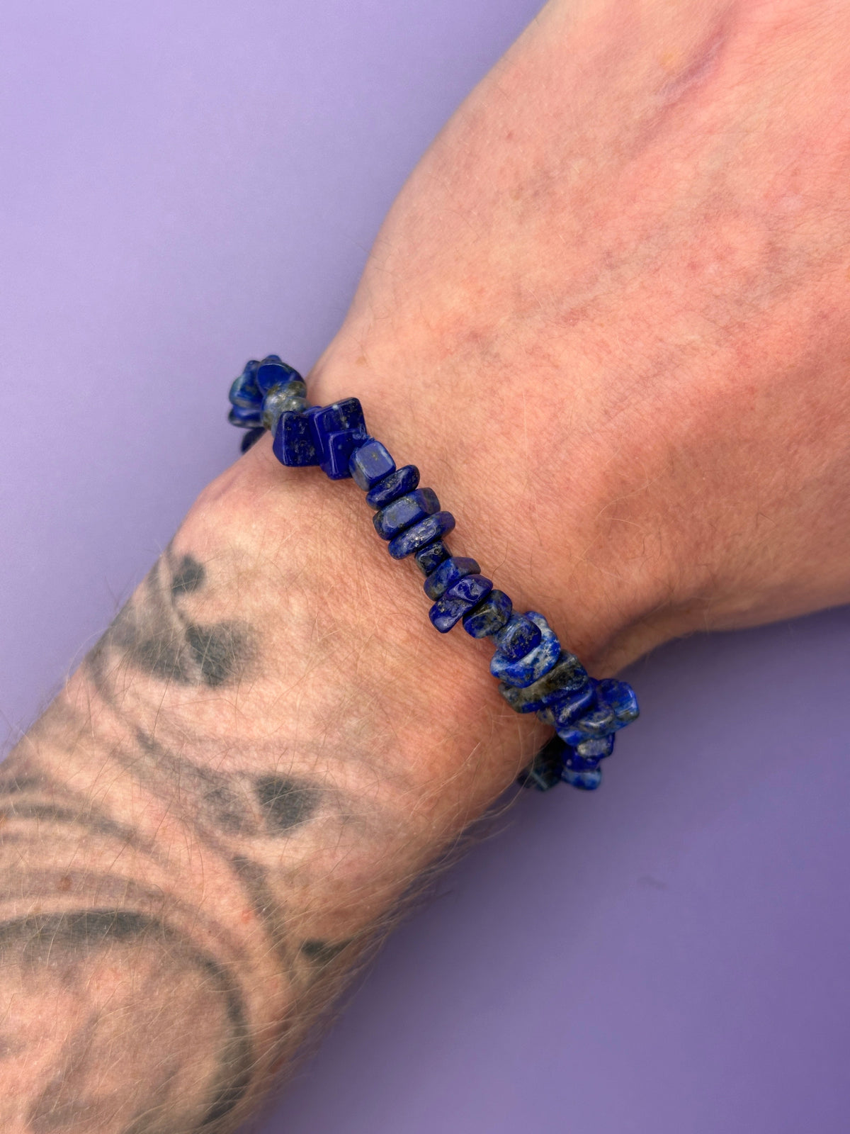 Lapis lazuli - Crystal chip bracelet