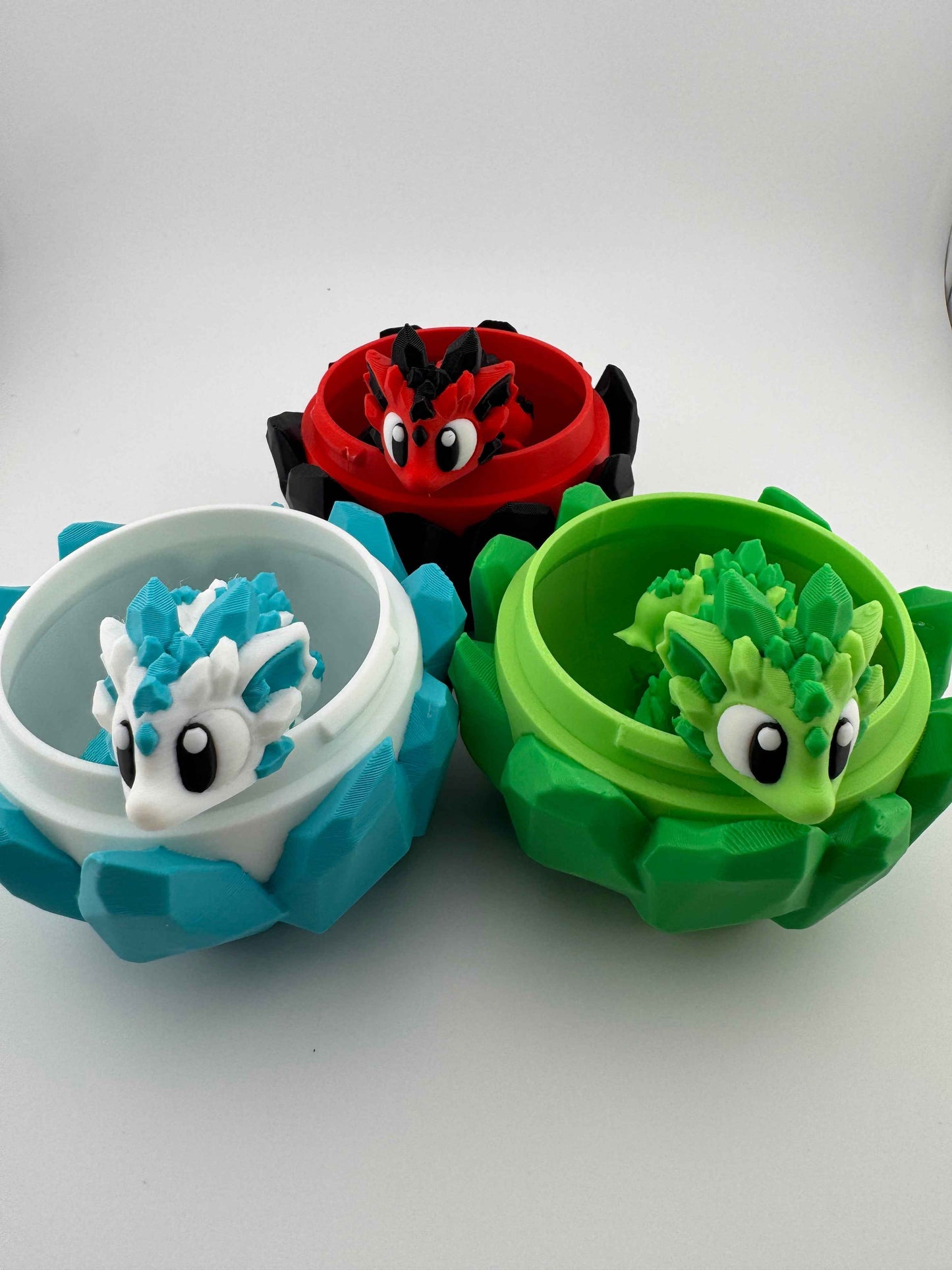 Baby Crystal Dragon and matching eggs
