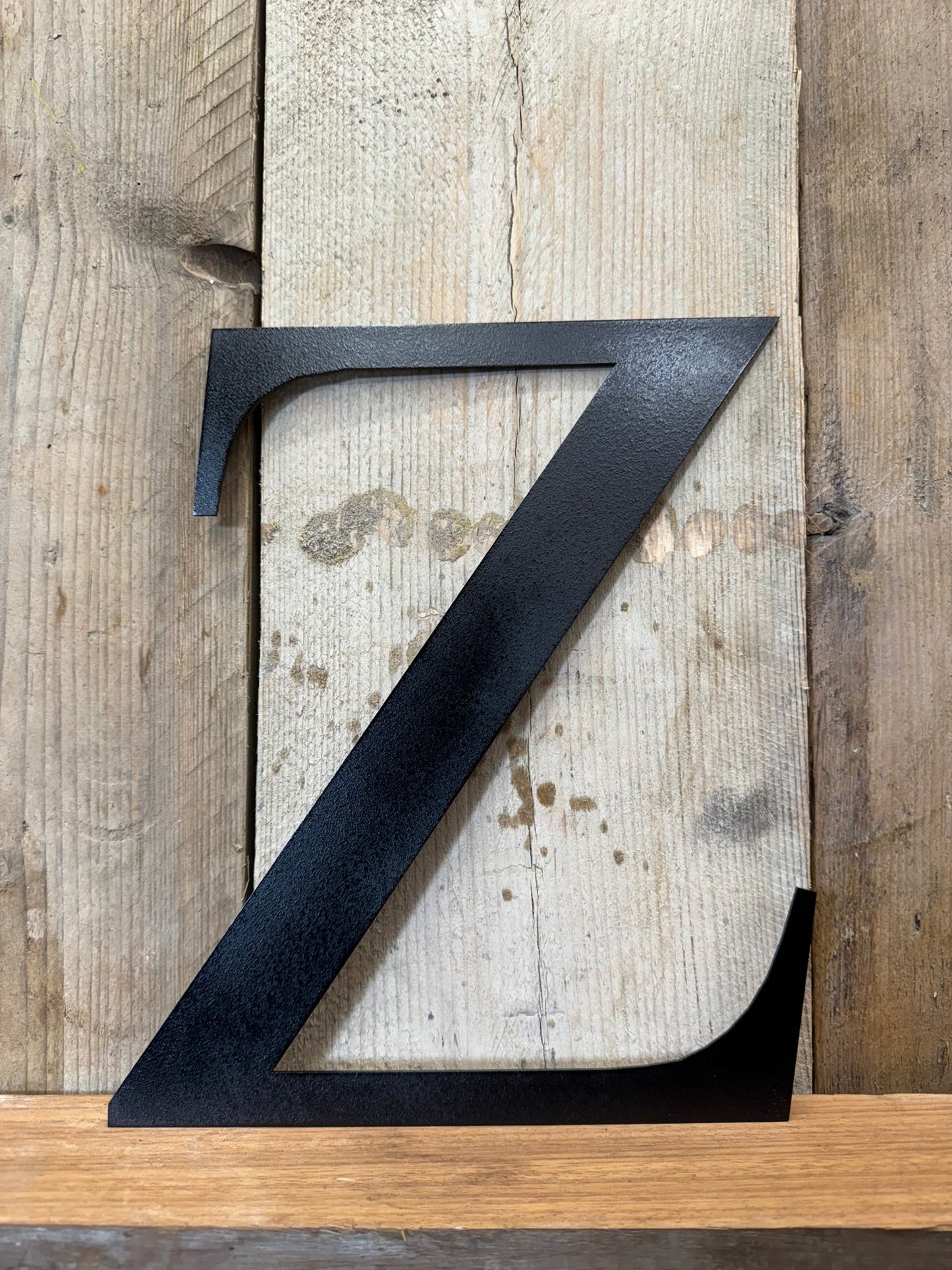 Vintage Black Metal Alphabet Letters – 5” or 12” Decorative Lettering A–Z