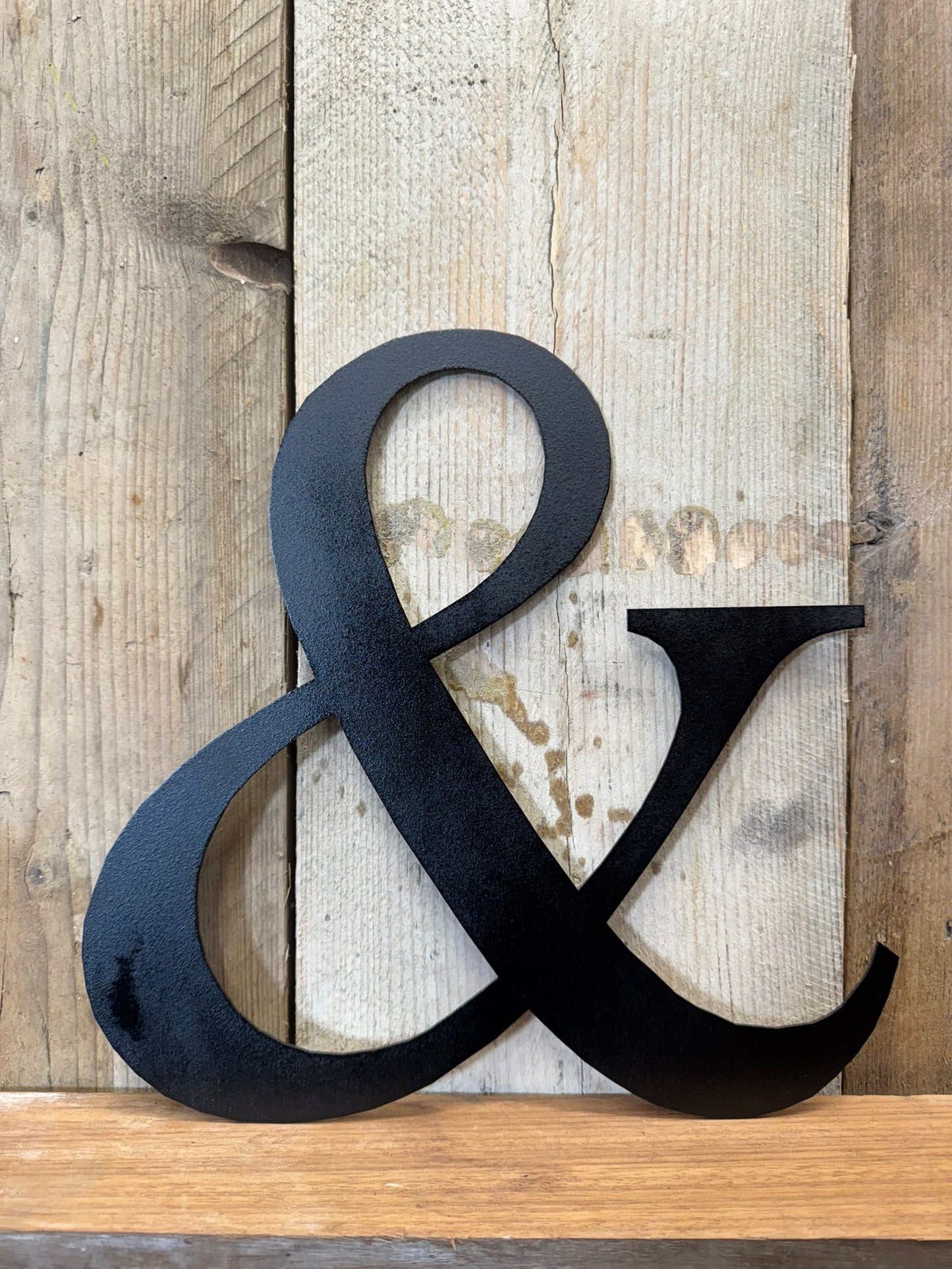 Vintage Black Metal Alphabet Letters – 5” or 12” Decorative Lettering A–Z